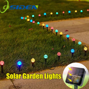 Luci solari da giardino con 30 LED – Mini luci resistenti alle intemperie in bianco caldo con 8 modalità di illuminazione per aree esterne 2