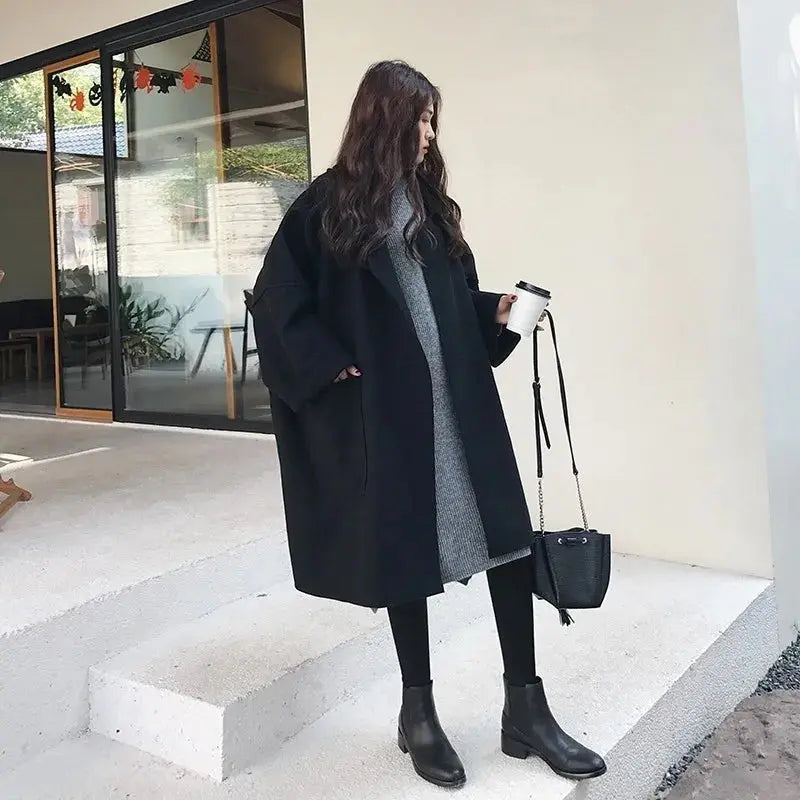 MAURA | Oversizes Woolblend Trenchcoat Jacket - Lizabella Fashion