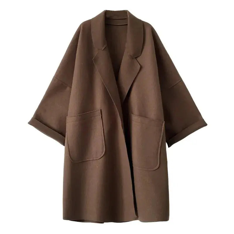 MAURA | Oversizes Woolblend Trenchcoat Jacket - Lizabella Fashion
