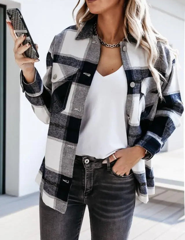 MAXIMA | Elegant Spring Jumper Shirt - Lizabella Fashion