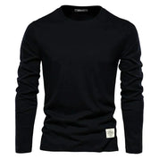 Maglietta casual a maniche lunghe con scollo rotondo per uomo 3