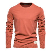 Maglietta casual a maniche lunghe con scollo rotondo per uomo 5