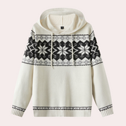 Maglione comodo da uomo con cappuccio 0