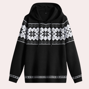 Maglione comodo da uomo con cappuccio 1