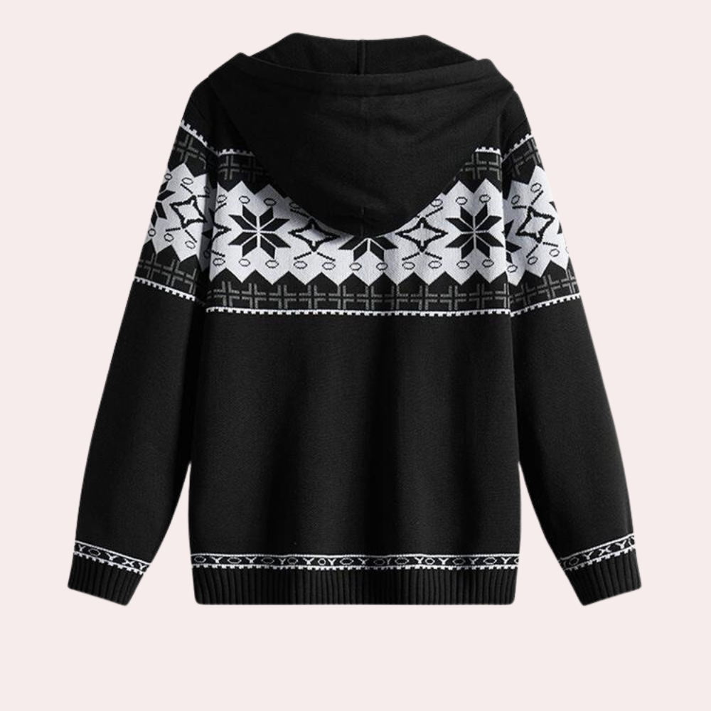 Maglione comodo da uomo con cappuccio 4