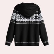 Maglione comodo da uomo con cappuccio 4