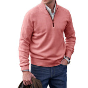 Maglione da uomo con zip in cashmere 4