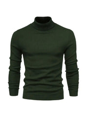 Maglione dolcevita da uomo - Vestibilità slim - Maglia morbida - Manica lunga - Abbigliamento casual elegante 11