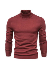 Maglione dolcevita da uomo - Vestibilità slim - Maglia morbida - Manica lunga - Abbigliamento casual elegante 6
