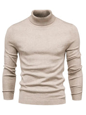 Maglione dolcevita da uomo - Vestibilità slim - Maglia morbida - Manica lunga - Abbigliamento casual elegante 9