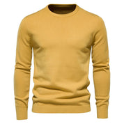 Maglione girocollo da uomo – Vestibilità regolare – Manica lunga – Maglione lavorato a maglia morbido e caldo 3