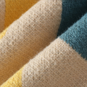 Maglione lavorato a maglia da uomo - Motivo geometrico - Girocollo - Vestibilità comoda - Manica lunga 3