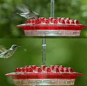 Mangiatoia per colibrì a prova di formiche, trespolo da appendere all'esterno 5