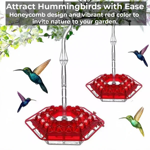 Mangiatoia per colibrì anti-formiche con 30 porte anti-api 1