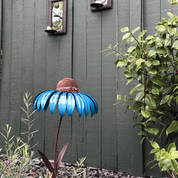 Mangiatoia per uccelli a forma di echinacea 6