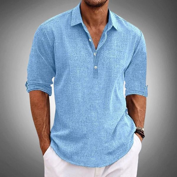 Massimo | Polo Classica in Lino Elegante e Traspirante, Manica Corta 0