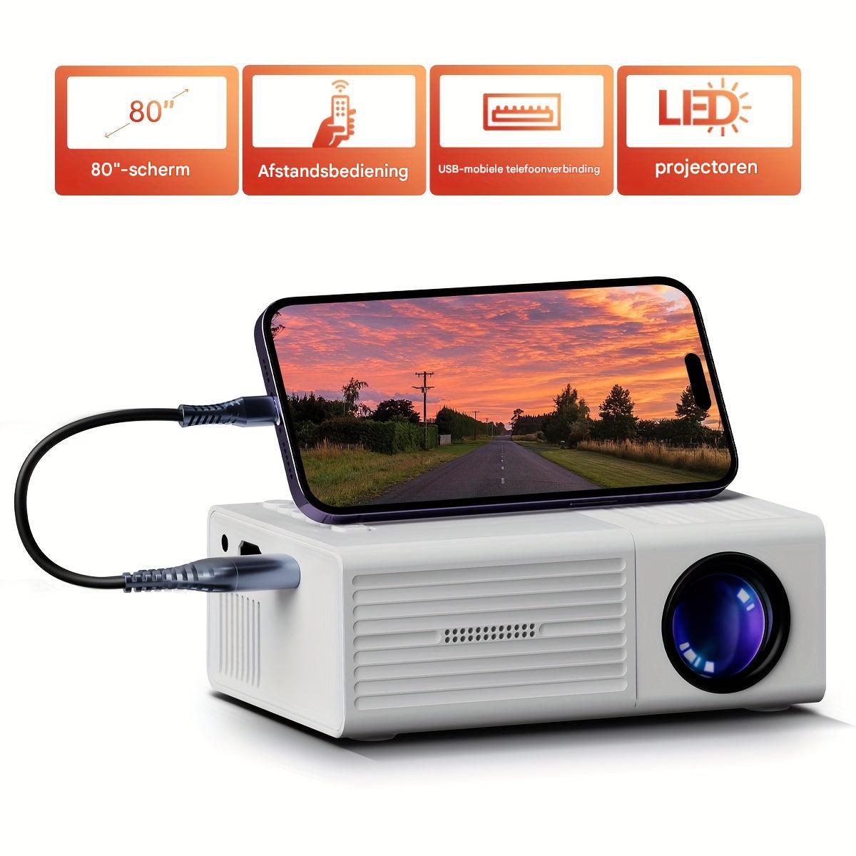 Mini proiettore Ultra-Hell-Poet (3000 Lumens) -LumoBeam 1
