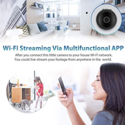 Mini telecamera WiFi magnetica 1080p 4
