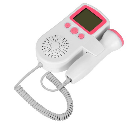 Monitor della frequenza cardiaca fetale Doppler per la casa Gravidanza Bambino Rilevatore di suoni della frequenza cardiaca fetale 0
