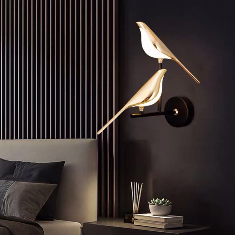 MrBird | Moderna lampada da parete a forma di uccello 5
