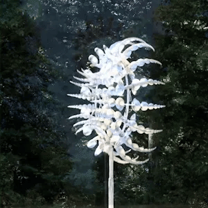 Mulm a vento del vento in metallo cinetico anti-russo per decorazioni e paesaggi da giardino all'aperto 1