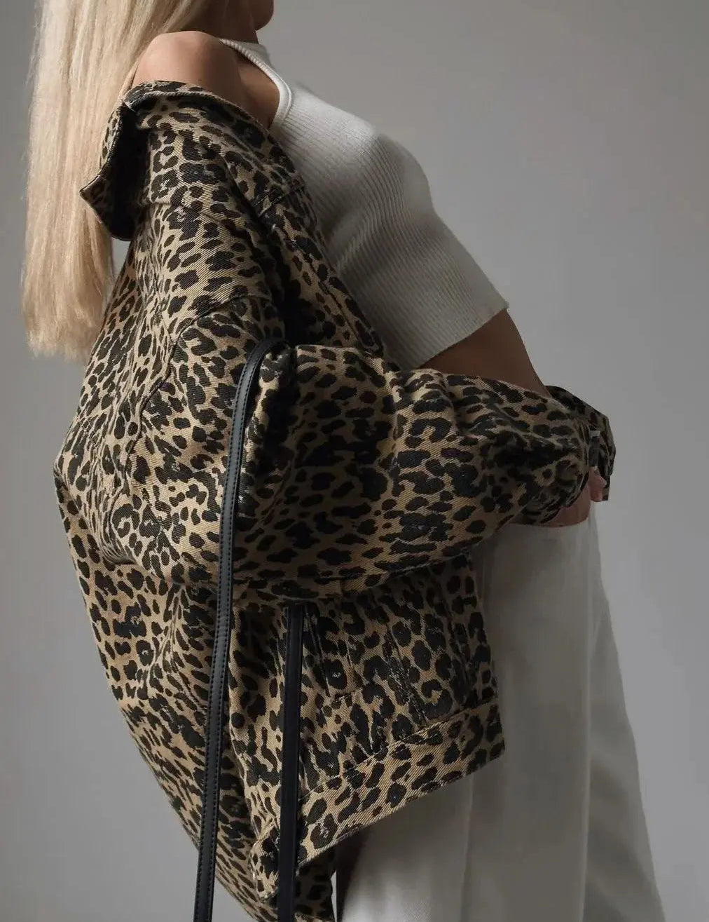 NAOMI | Elegant Leopard Print Jacket - Lizabella Fashion