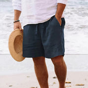 Pantaloni Corti in Lino Eleganti per Uomini - Devon