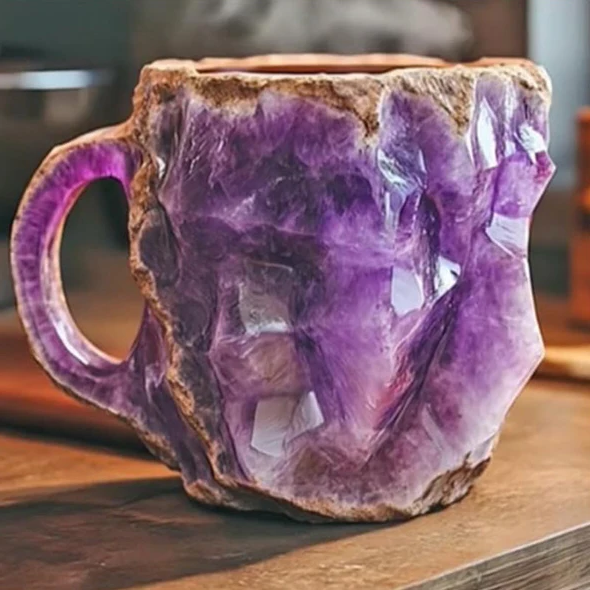 Nuove tazze da caffè in cristallo minerale 1