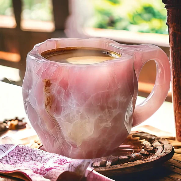 Nuove tazze da caffè in cristallo minerale 3