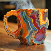 Nuove tazze da caffè in cristallo minerale 4