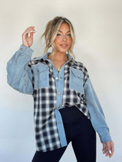 Laila | Camicia oversize in stile denim retrò estiva
