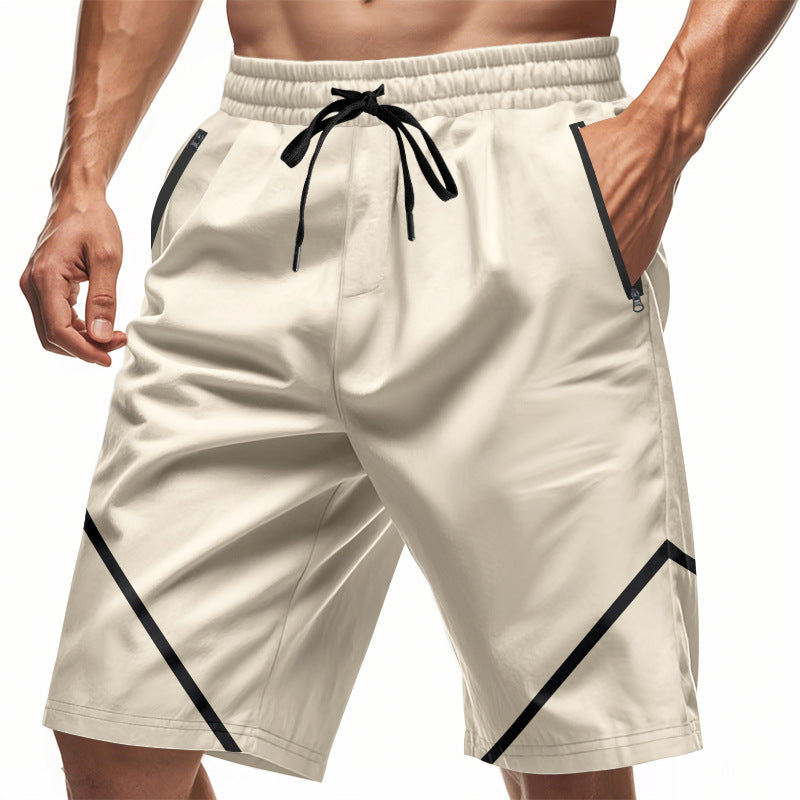  Uomini -ors Stringer sport - tessuto secco più veloce e leggero - fit sciolto - lunghezza del ginocchio - cerniera in tasche-3