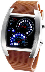 Orologio LED con tachimetro da uomo 7
