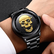 Orologio da uomo a forma di teschio 0