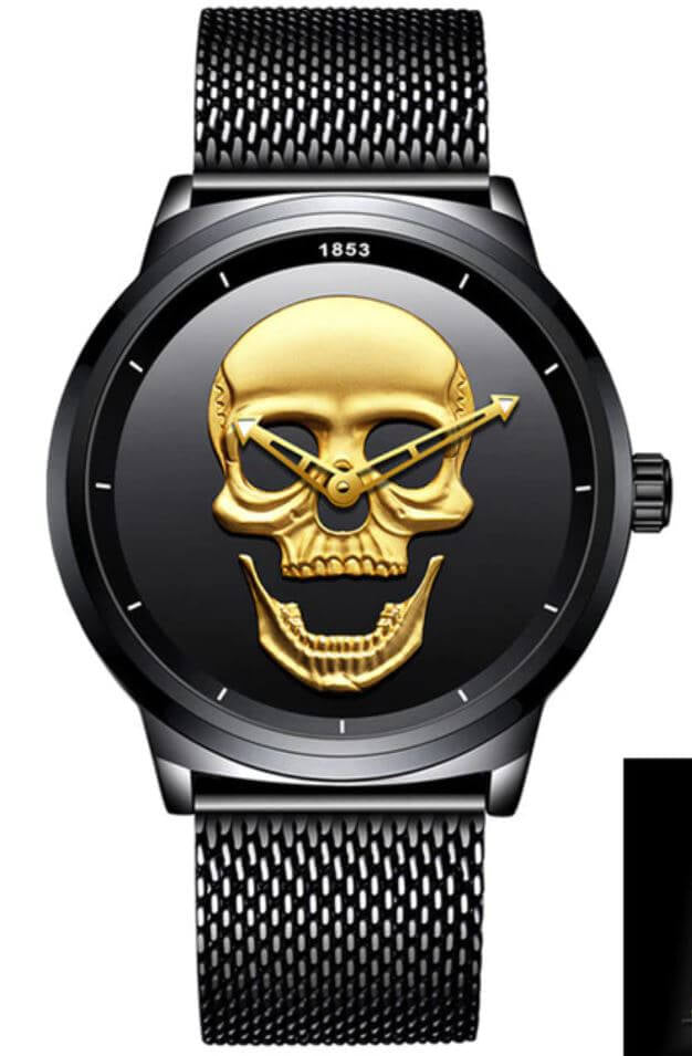 Orologio da uomo a forma di teschio 11