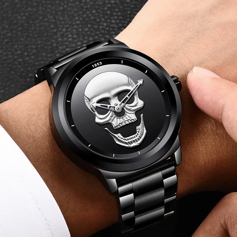 Orologio da uomo a forma di teschio 5