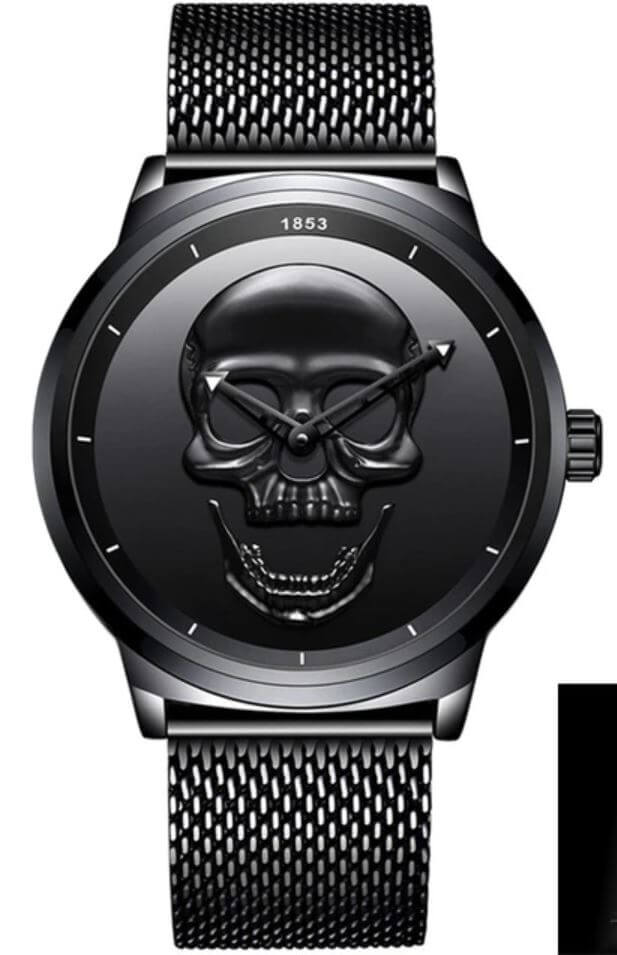 Orologio da uomo a forma di teschio 9