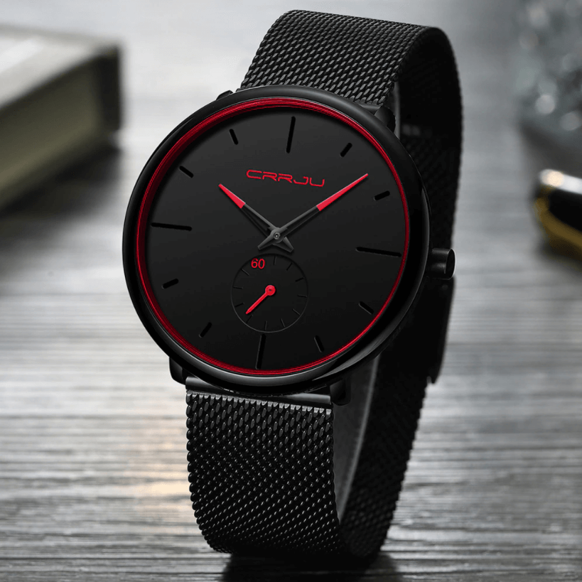 Orologio da uomo moderno sottile Crjju 7