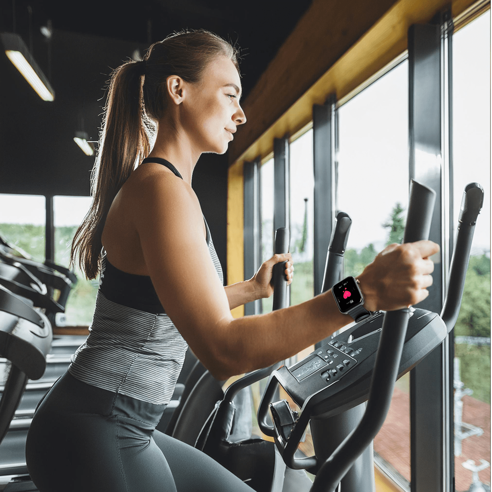Orologio fitness intelligente con monitoraggio della pressione sanguigna – Tracker per il monitoraggio della salute e dell'attività 2