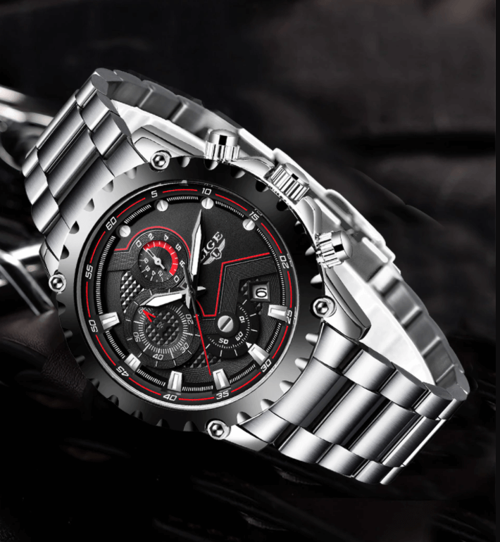 Orologio militare da uomo in acciaio 1
