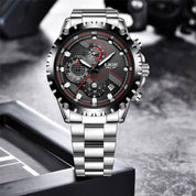 Orologio militare da uomo in acciaio 2