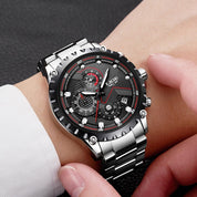Orologio militare da uomo in acciaio 3