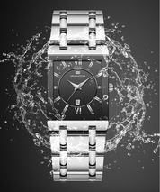 Orologio quadrato in oro 4