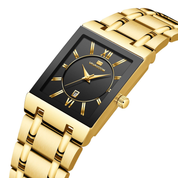 Orologio quadrato in oro 5