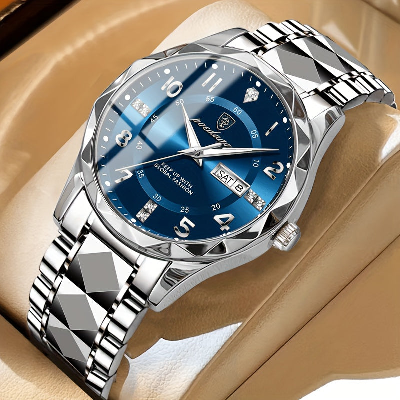 Orologio sportivo multifunzionale impermeabile da uomo - Titanio 8