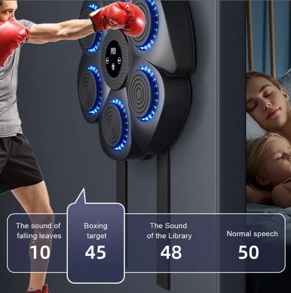 Pad di boxe musicale con caratteristiche di targeting - Ultimate Punch Machine per il fitness della boxe 7