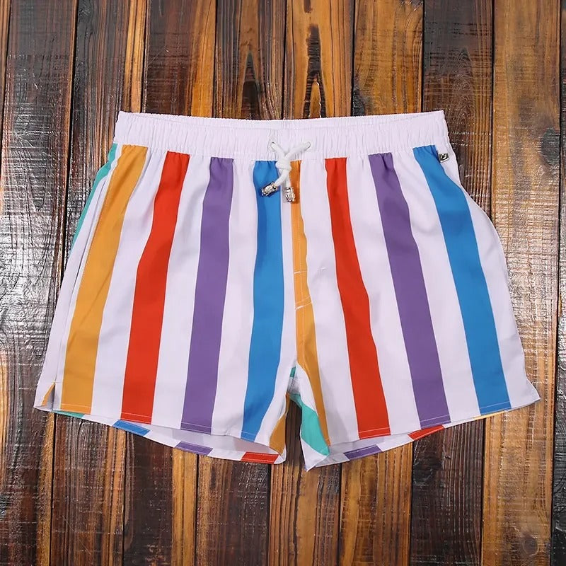 Pantaloni corti a righe marittime 3
