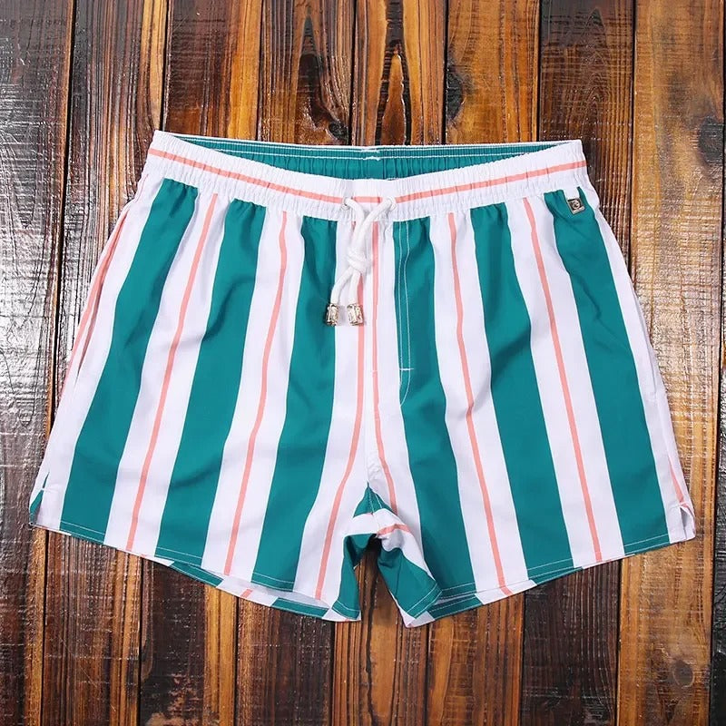 Pantaloni corti a righe marittime 6