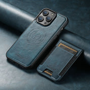 PremiumLeather – Custodia in pelle per telefono con porta carte e compatibilità MagSafe 5