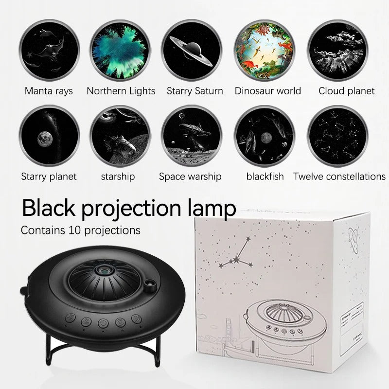 Proiettore di galassia con effetti del planetario per home theater, room per bambini e atmosfera del cielo notturno 2